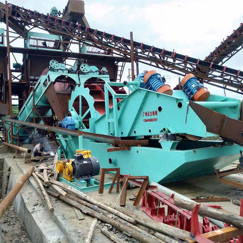 沃力洗砂機(jī)廠家  洗沙機(jī)械產(chǎn)量高，操作簡單