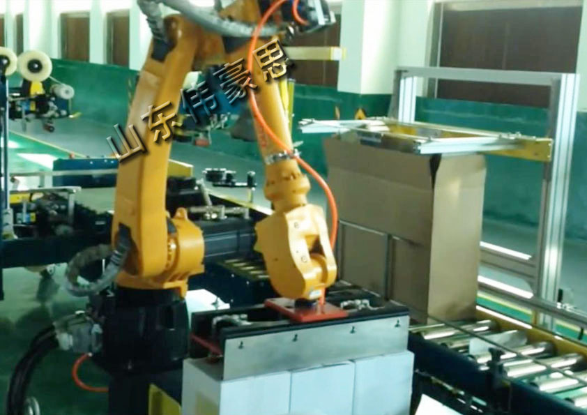 長箱機械手碼垛機采購 山東智能工業機器人制造商