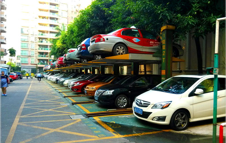 小區(qū)物業(yè)停車場升級立體停車設(shè)備 幾層平移機(jī)械式立體車庫