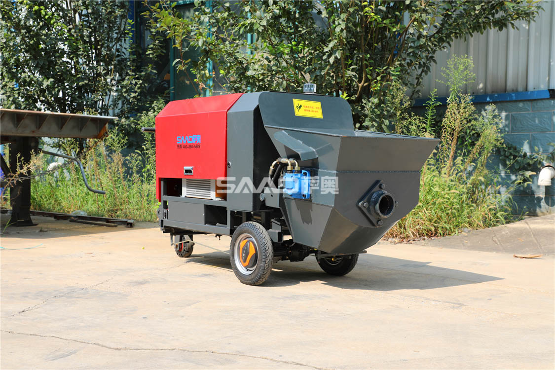 薩奧混凝土泵車生產廠家二次結構泵